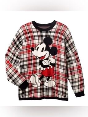 Disneyland Holiday tartan plaid Spirit Jersey sweater Homestead 2022 Adult XL